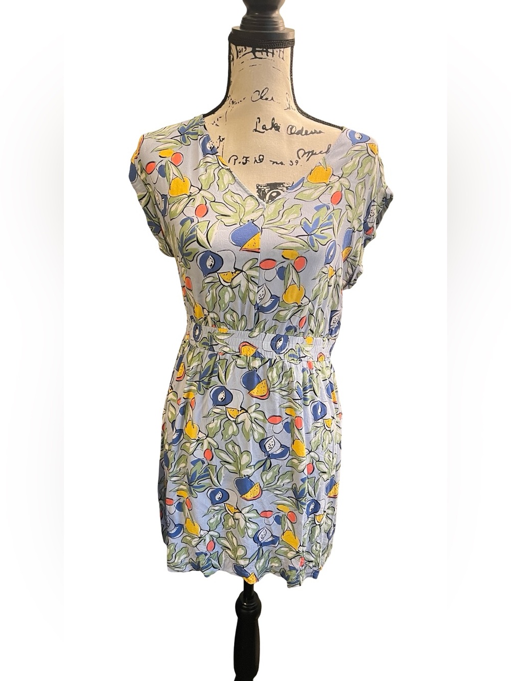 LOFT Outlet Lemon Mini Summer Dress Sz Small